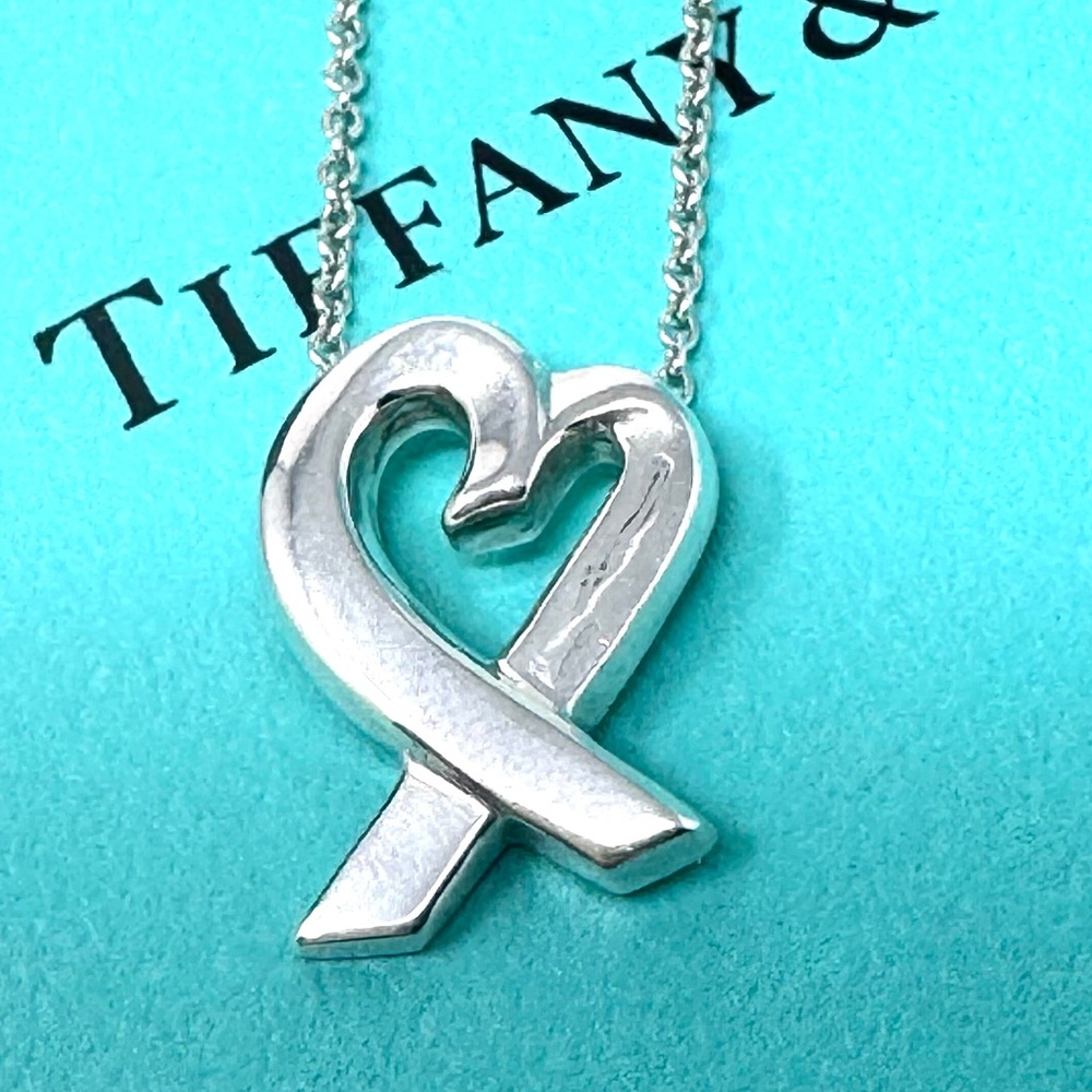 Authentic Tiffany &CO. Paloma Picasso Loving Heart  Necklace.